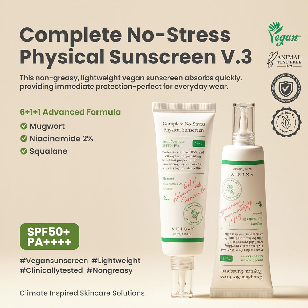 Complete No-Stress Physical Sunscreen V.3